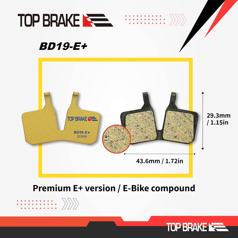 Top Brake فرامل علوية BD19-E+ مكابح دراجة قرصية لـ MAGURA 4 مكبس MT5/ MT7/ MT5e - Image 4